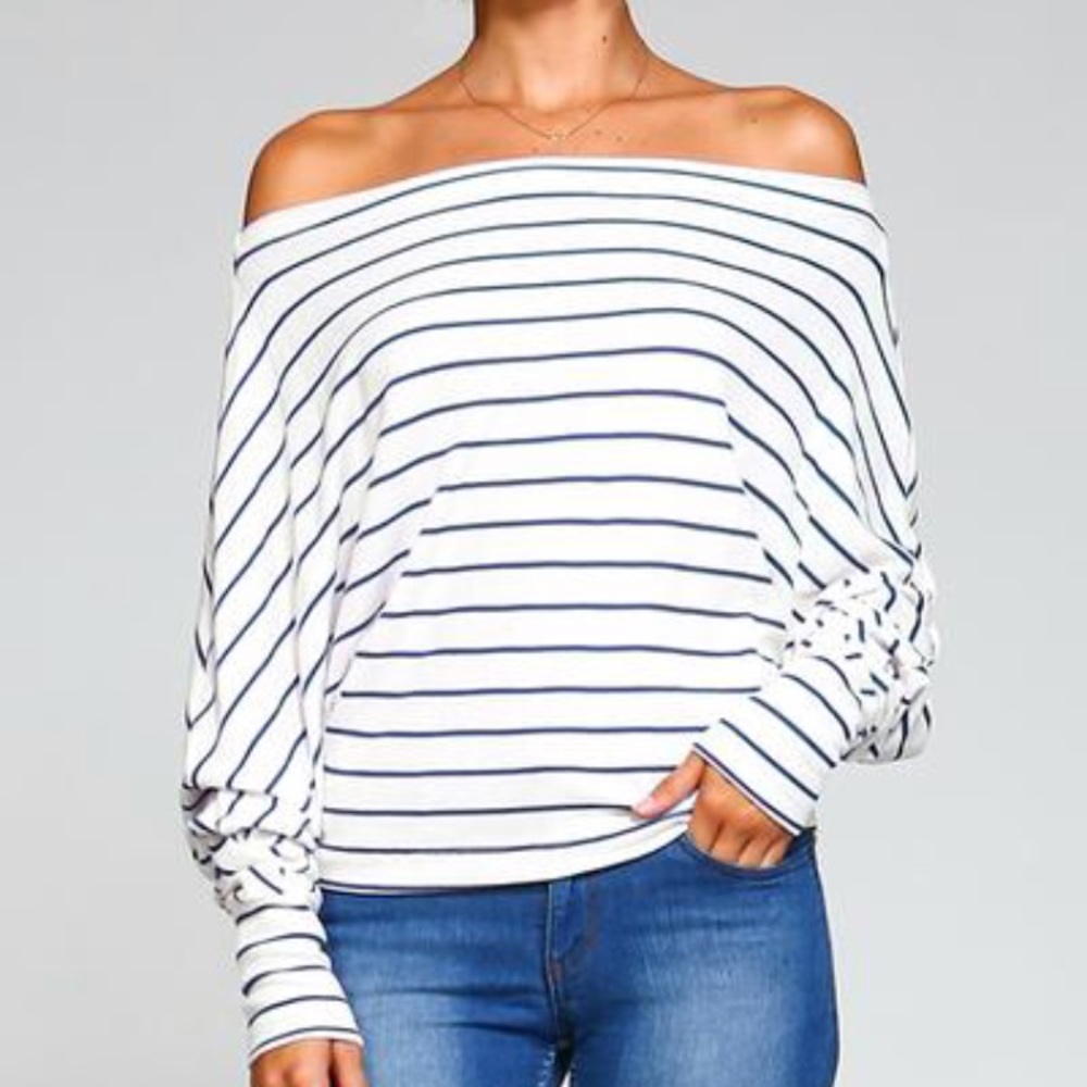 Off the Shoulder Stripe
